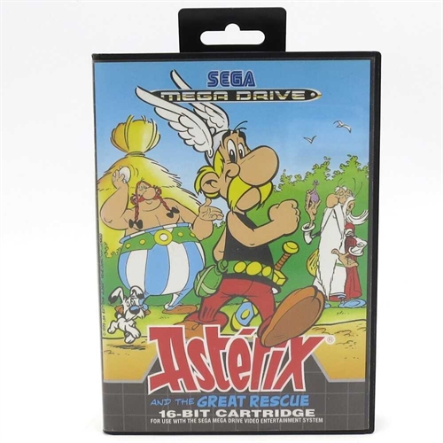 Asterix and the Great Rescue - Komplet I Æske - Sega Mega Drive Spil (B Grade) (Genbrug)